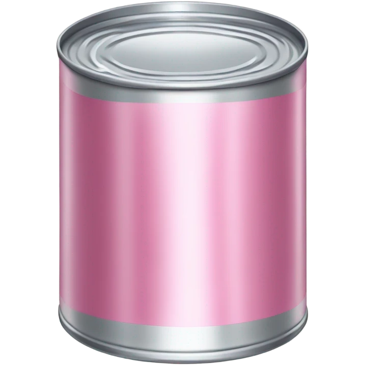 pink can of food emoji