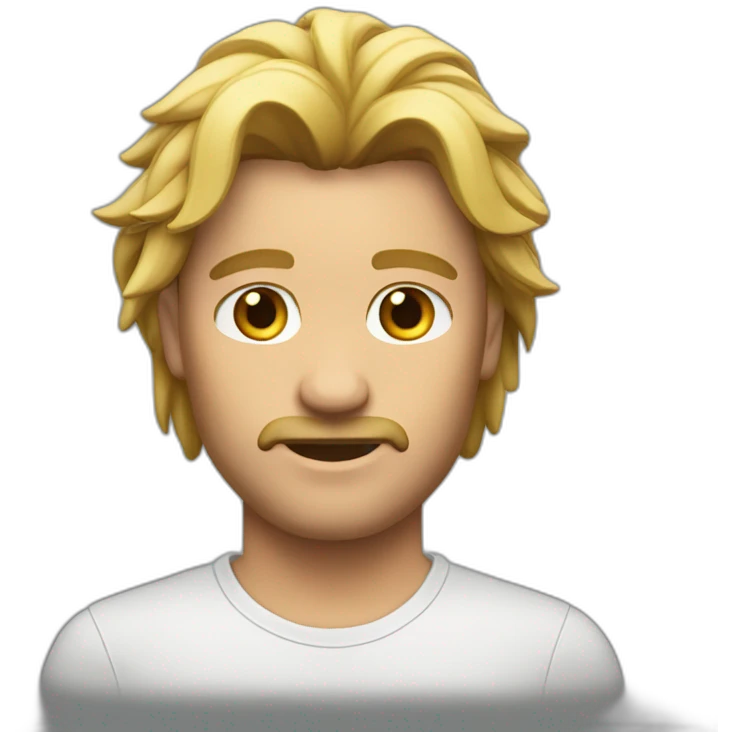 Emoji de caras con mullet morenos emoji