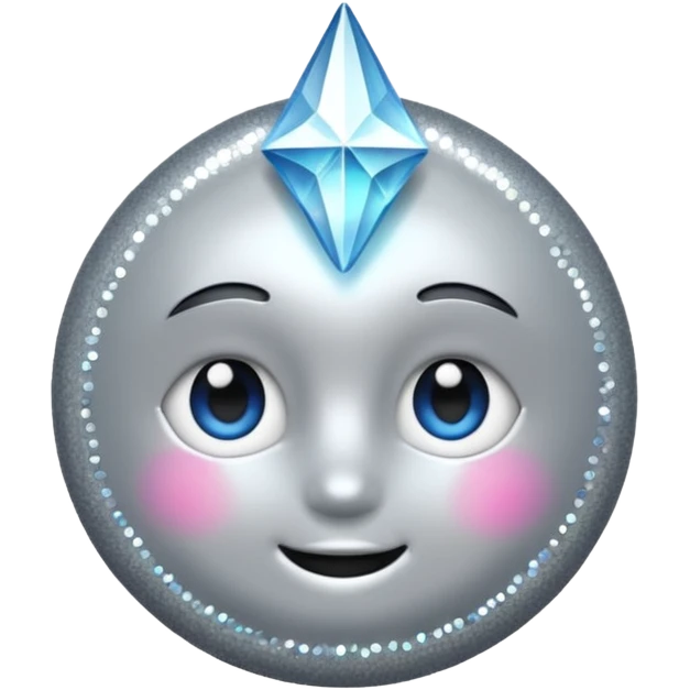 A sparkle that is silver  emoji