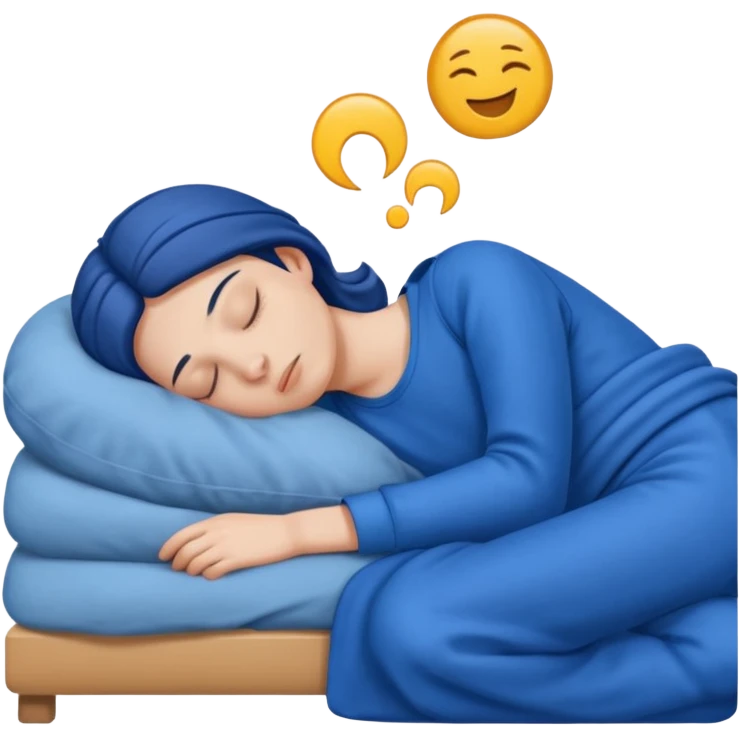 gorgi gales durmiendo con ropa celeste emoji