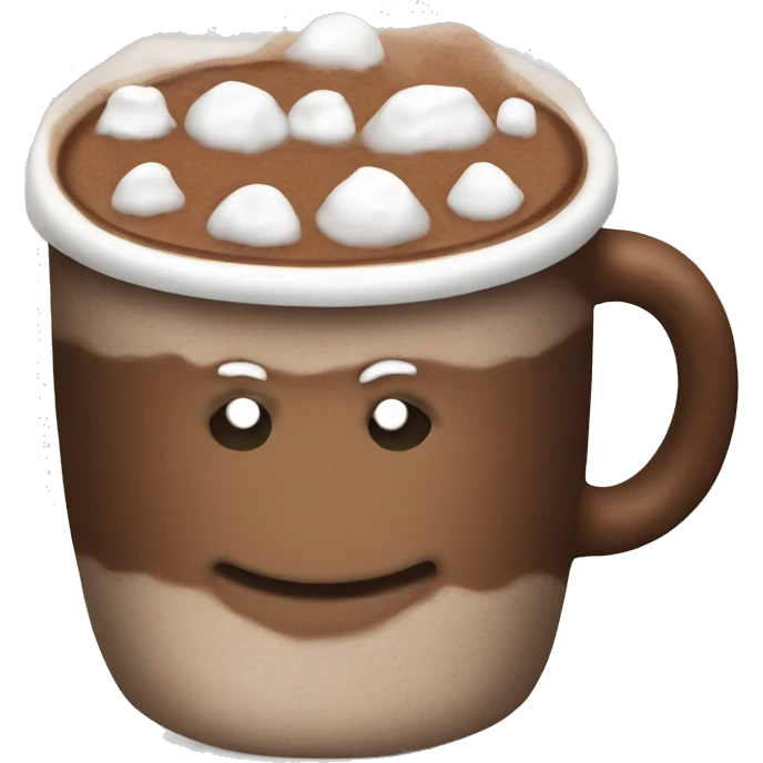 Christmas hot cocoa emoji