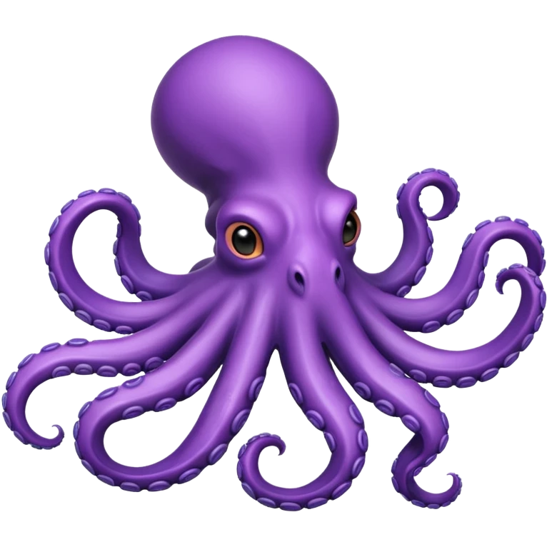 a purple octopus emoji
