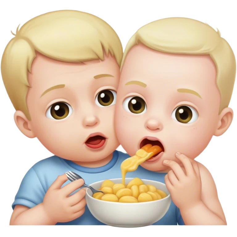 baby eating a man emoji