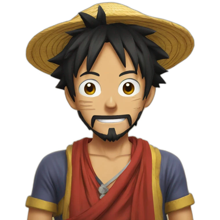 Luffy in morocco emoji