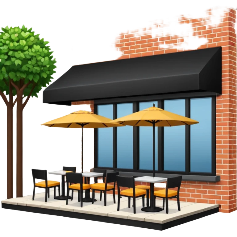 restaurant por fuera emoji