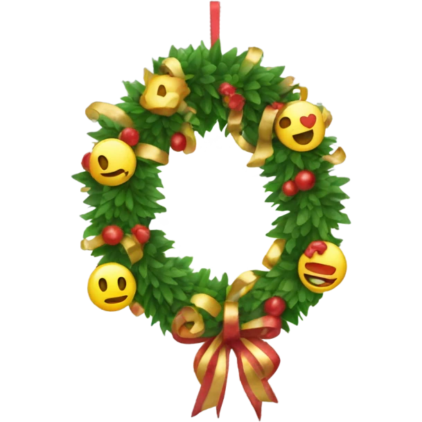 New Year's garland emoji