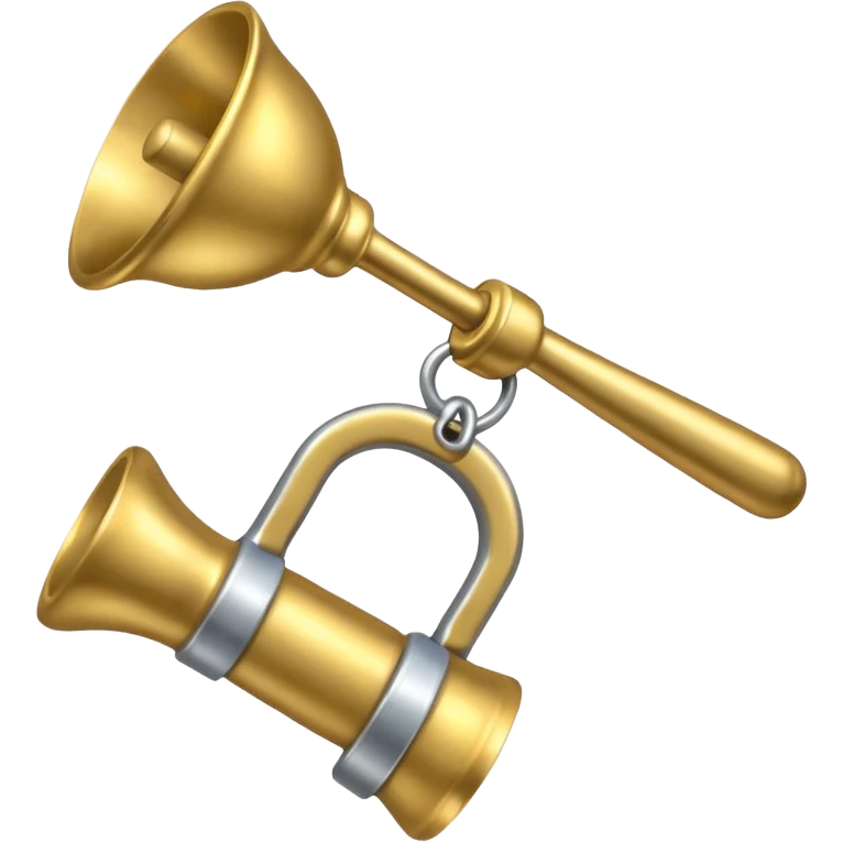 Spanner hitting a bell emoji