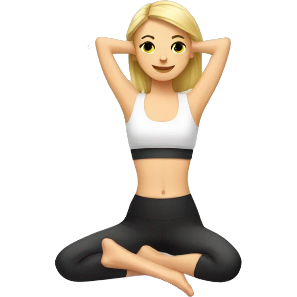 Pilates girly emoji