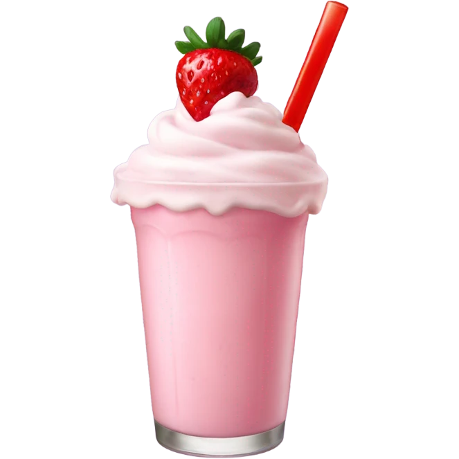 STRAWBERRY MILKSHAKE  emoji