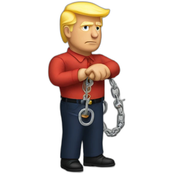 trump-in-handcuffs emoji