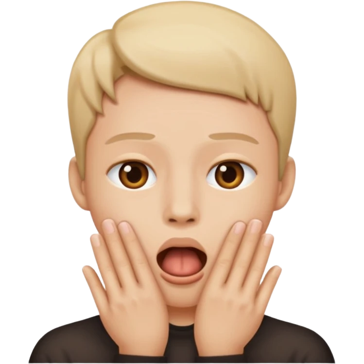 человек закрывает хлеборезку emoji