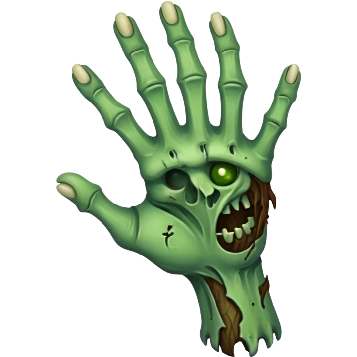 zombie hand emoji