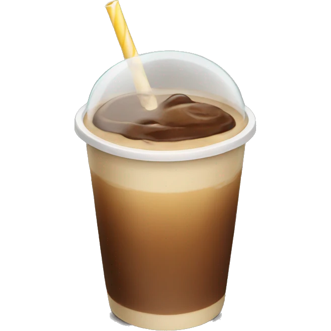 Iced coffee emoji