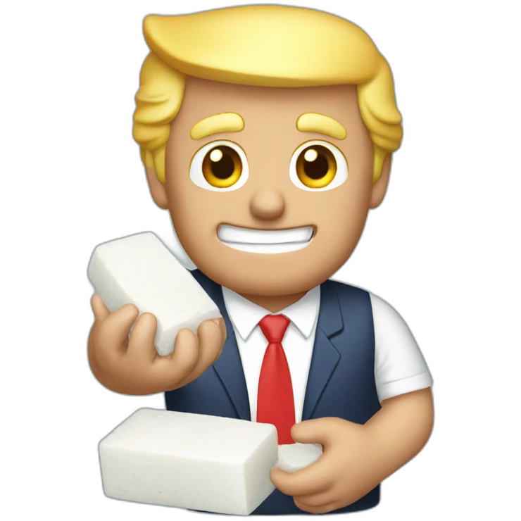 trump-holding-soap emoji