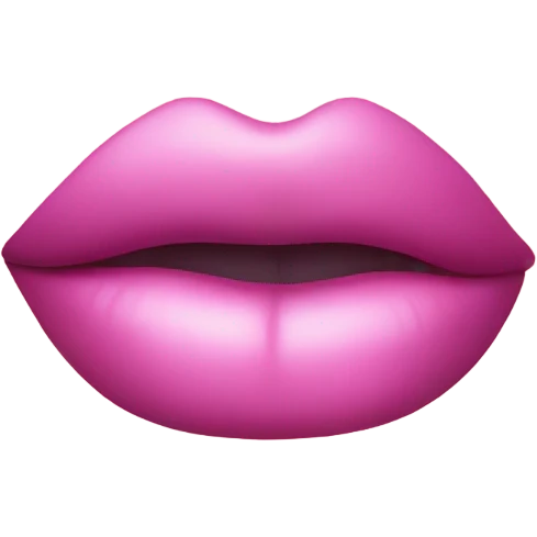 pink soft lipstic emoji