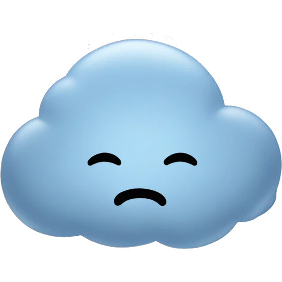 a thought cloud emoji