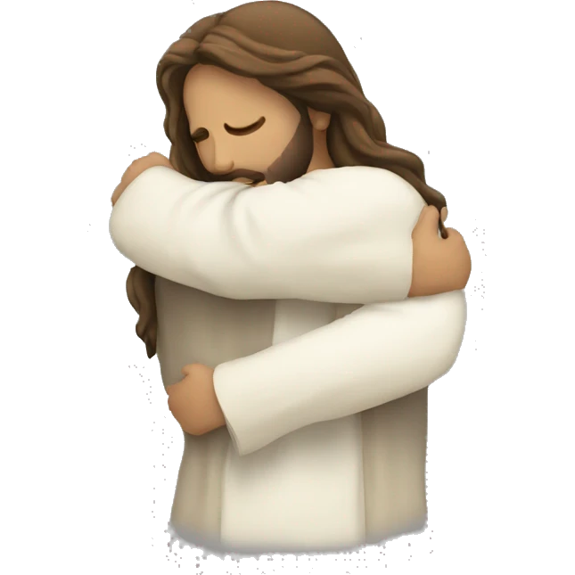 Jesus hug  emoji