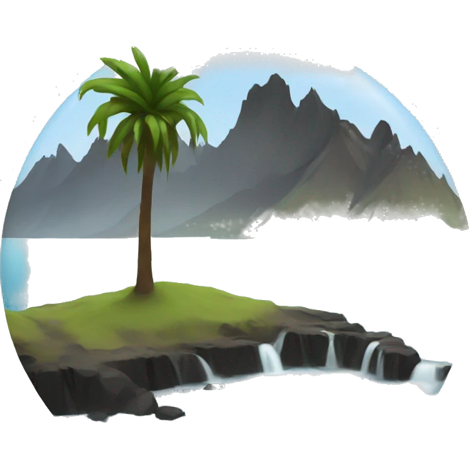 iceland with palm emoji