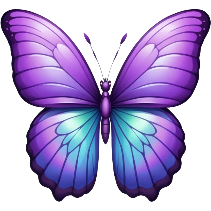 Purple wings big victoria secret  emoji