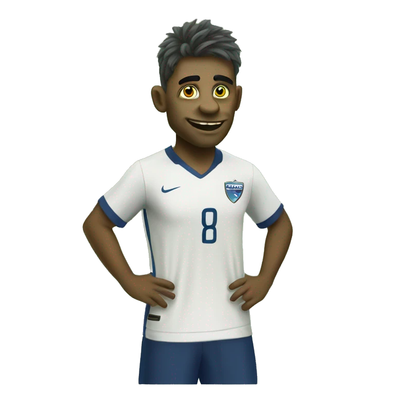 troll as soccer player emoji