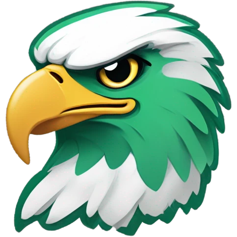 Cute Philadelphia eagles logo emoji