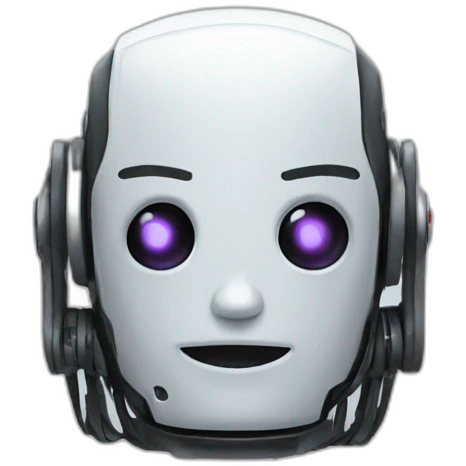 Robotic emoji