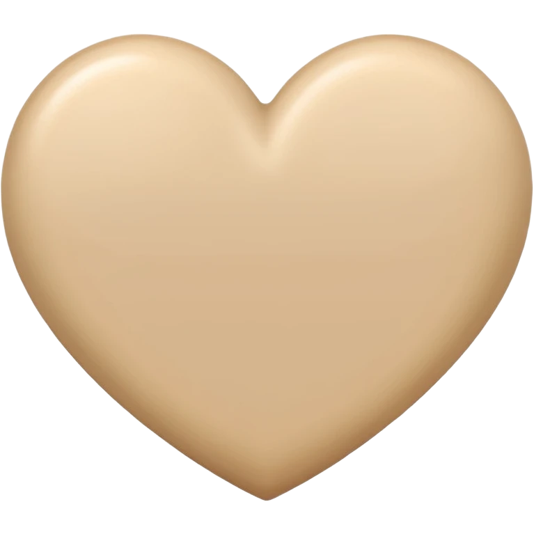 heart biegh colour emoji