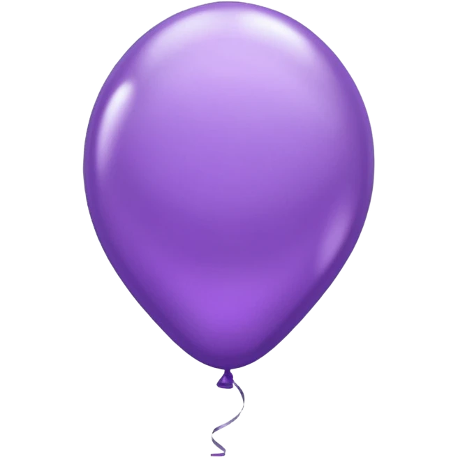 party decor  1 baloon purple sparkling  emoji