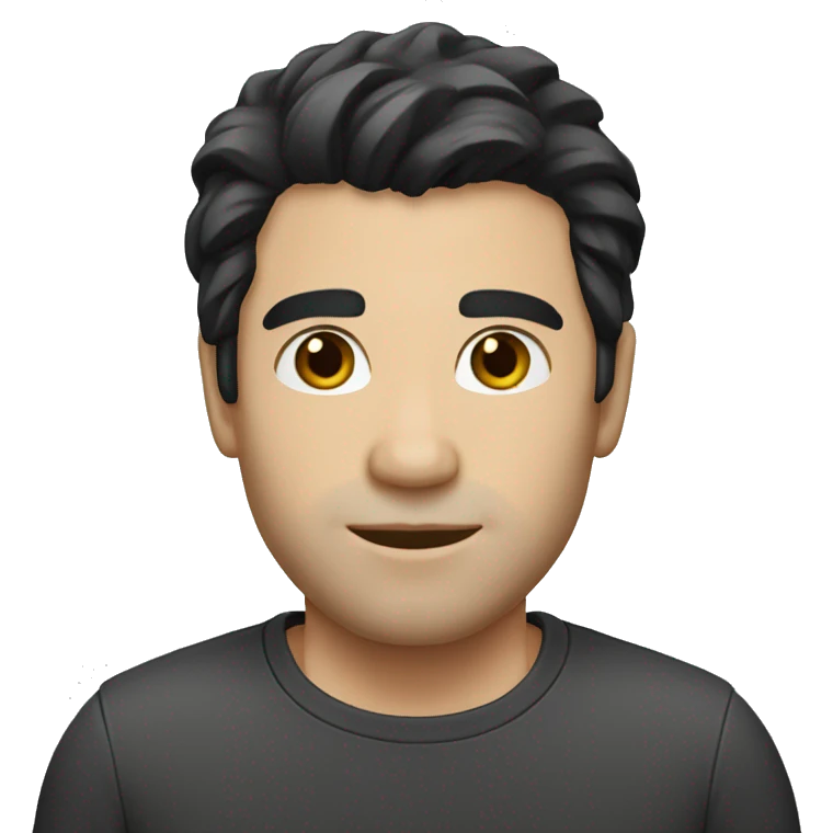 caucasian-man-black-hair emoji