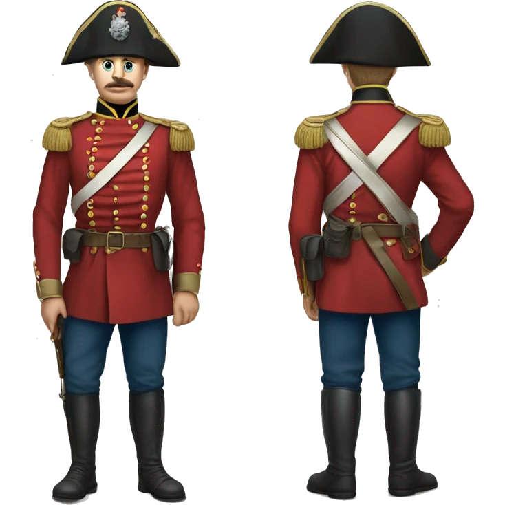 soldier in the Crimean War in full height emoji