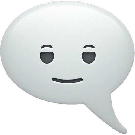 speech bubble emoji