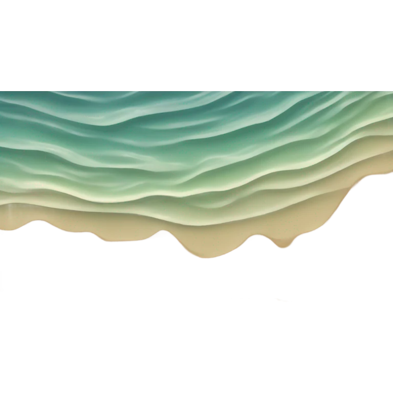 Beach with sand  emoji