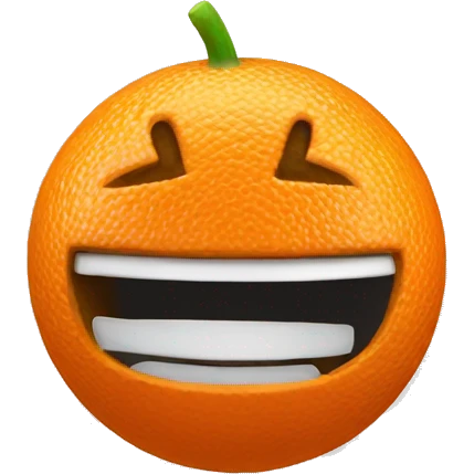 3D Orange  emoji