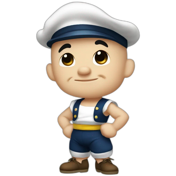 Chibi Popeye the Sailor Man emoji
