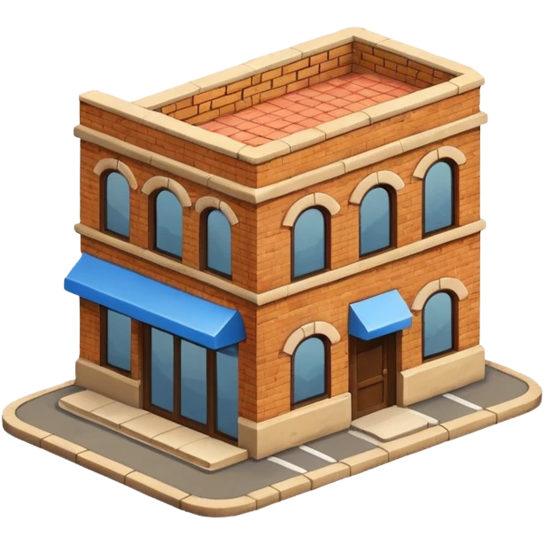 pick-up point building emoji