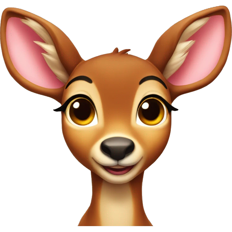 Bambi with Heart eyes  emoji