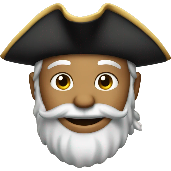 Pirate smiling emoji