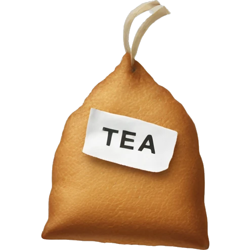 A tea bag  emoji