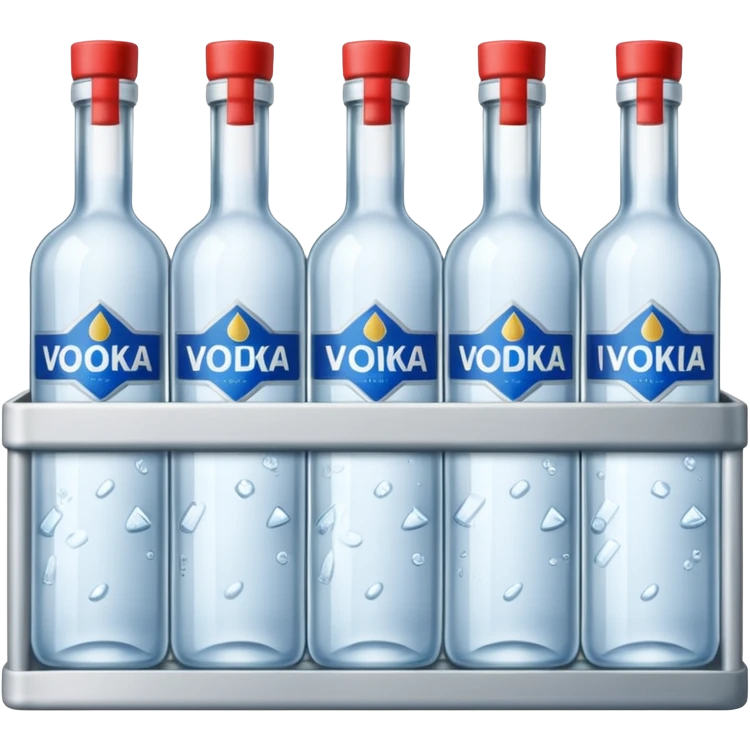 A case of vodka emoji