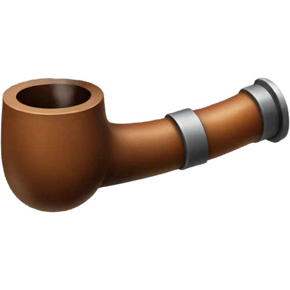 A pipe with steam emoji