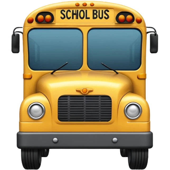 School Bus emoji