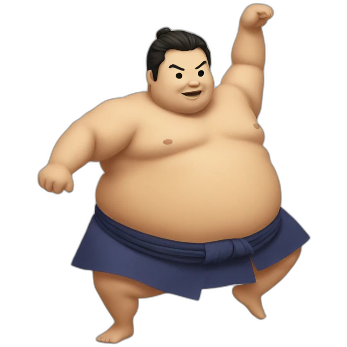 dancing sumo emoji
