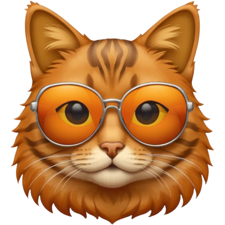 Cat wearing sunglasses emoji