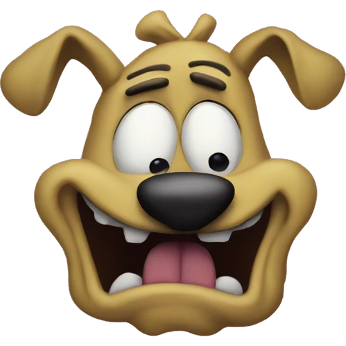 Courage the cowardly dog emoji