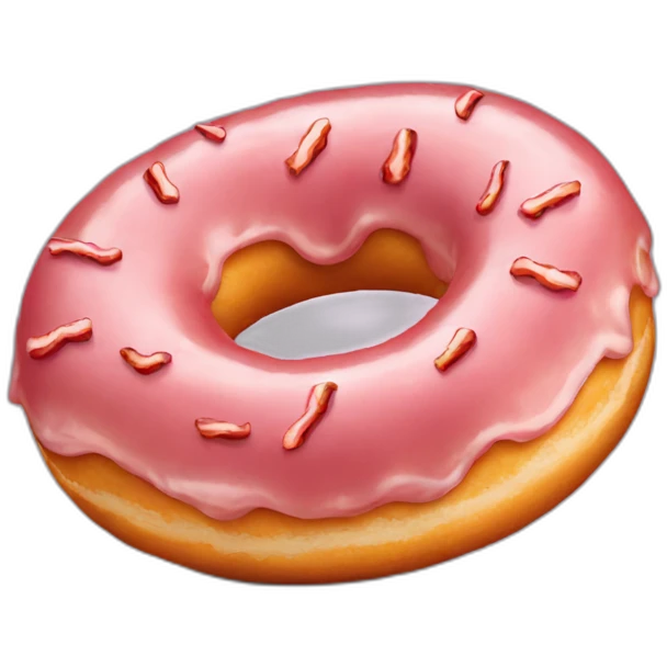 Bacon donut emoji