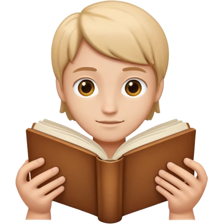 Open  book in hands emoji
