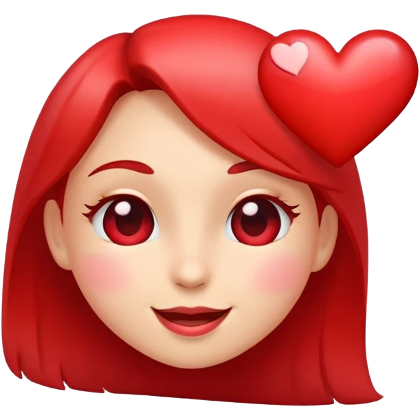 flirty winking face with heart emoji