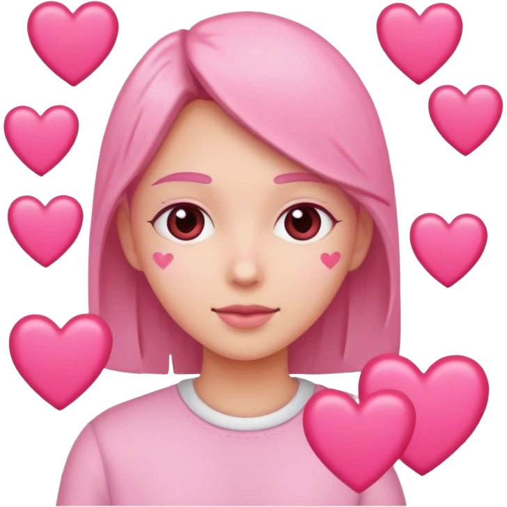 😍this but with pink hearts instead of red emoji