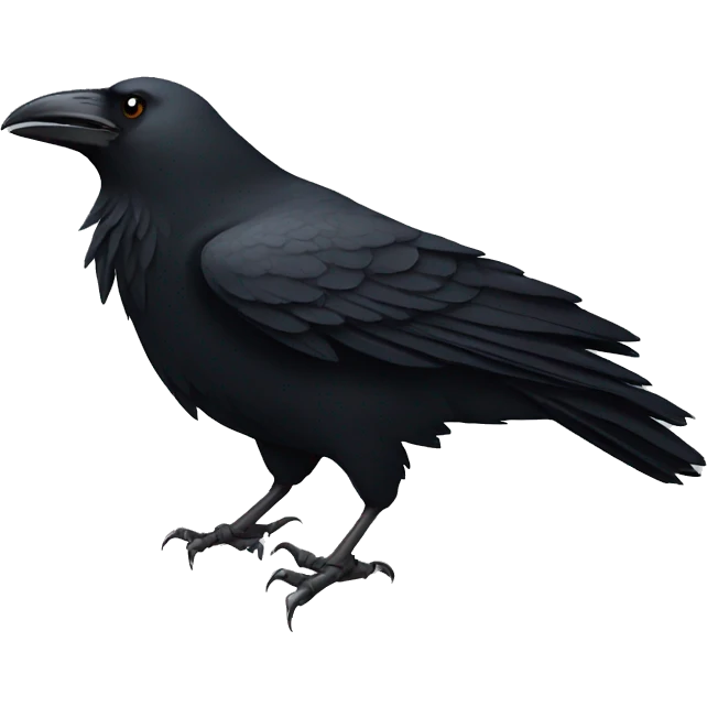Crow emoji