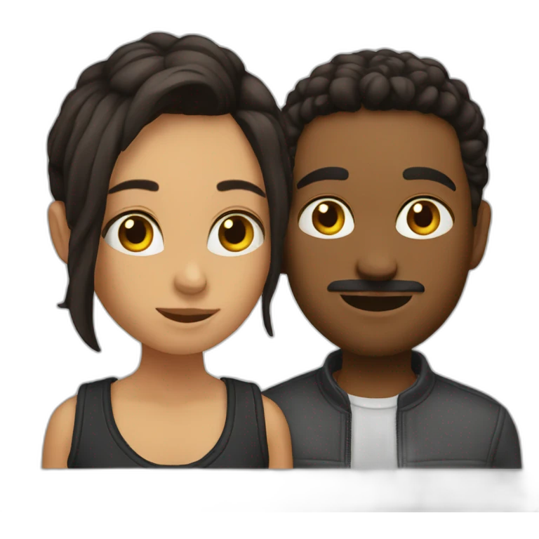 me and my friend emoji
